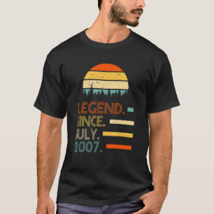 Camiseta Legenda De Aniversário Retroativa De 15 Anos Desde