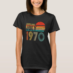 Camiseta Legenda De Aniversário Retroativa De 52 Anos Desde
