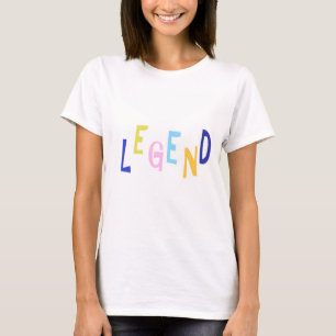 Camiseta legenda de arte