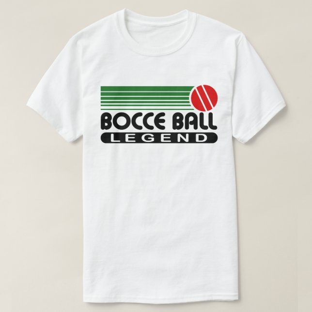 Camiseta Legenda de Bocce Ball (Frente do Design)