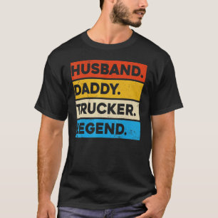 Camiseta Legenda de caminhoneiro de Pai de marido
