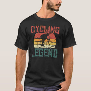 Camiseta Legenda De Ciclo Com Distância Retroativa Do Vint
