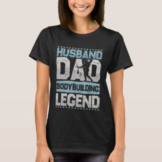 Camiseta Legenda de criação de Pais para marido da Workband