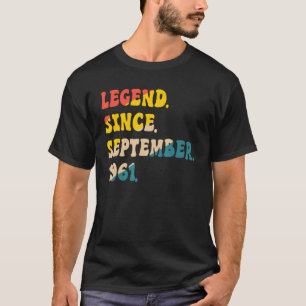 Camiseta Legenda de estilo Vintage desde setembro de 1961 6