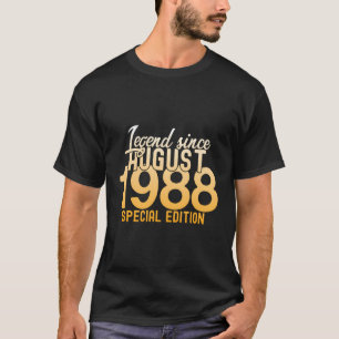 Camiseta Legenda De Homens Do Partido Deco Desde Agosto Do