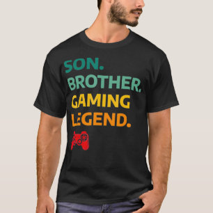 Camiseta Legenda de jogos do jogador de videos games do Gif
