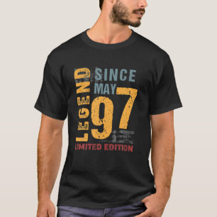 Camiseta Legenda De Maio De 1997 Presente Para 25 Anos 25 B