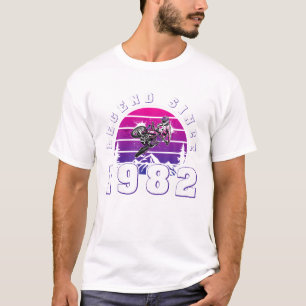 Camiseta Legenda de Motocross de Aniversário, 41 Anos, Desd