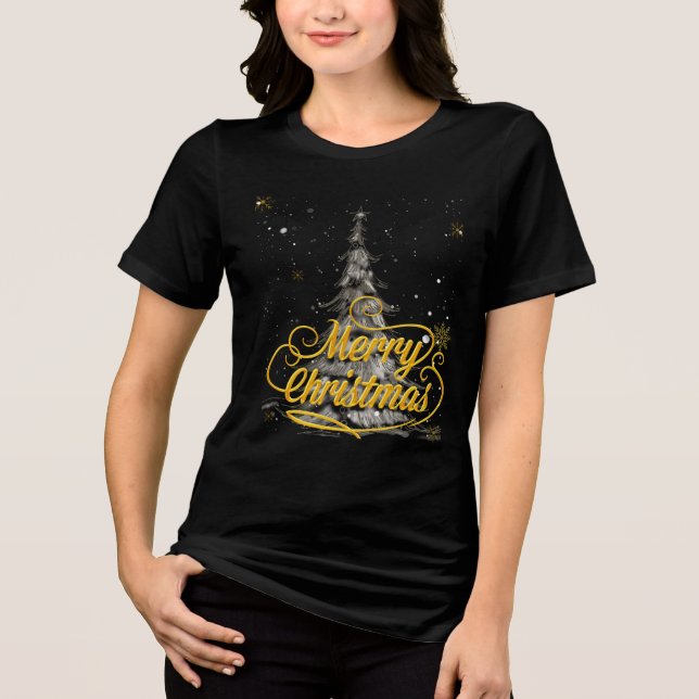 Camiseta Legenda de Natal Concisa & Tradução (Frente)