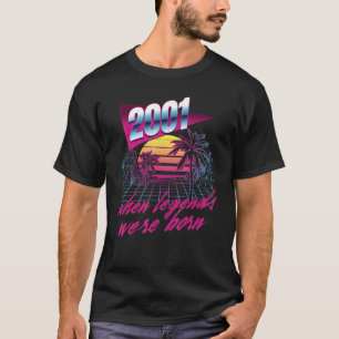 Camiseta Legenda de Onda Sintética de Aniversário de 2001