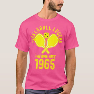 Camiseta Legenda De Pickleball Incrível Desde 1965 Retro 60