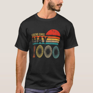 Camiseta Legenda De Presente De Aniversário Com 21 Anos Des