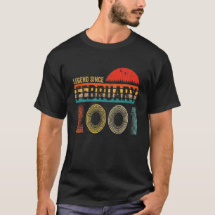 Camiseta Legenda De Presente De Aniversário De 20 Anos Desd