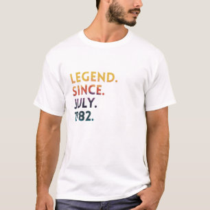 Camiseta Legenda de presente de aniversário de 40 anos des