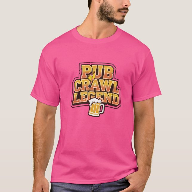 Camiseta Legenda de rastreamento de Pub (Frente)