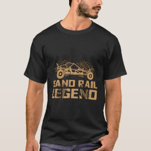 Camiseta Legenda De Sand Rail Para Uma Corrente De Trilhos