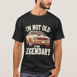 Camiseta Legenda de Vintage Clássica - Não sou Velho