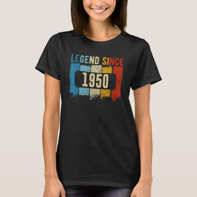 Camiseta Legenda desde 1950 Aniversário (Frente)