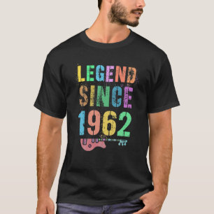 Camiseta LEGENDA Desde 1962 Fantástico Rockstar 60º Anive