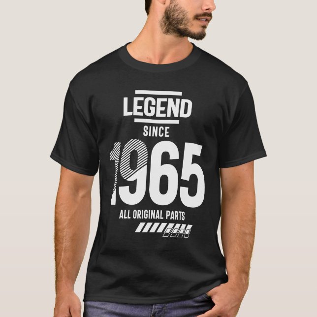 Camiseta Legenda desde 1965 - 57.º aniversário (Frente)