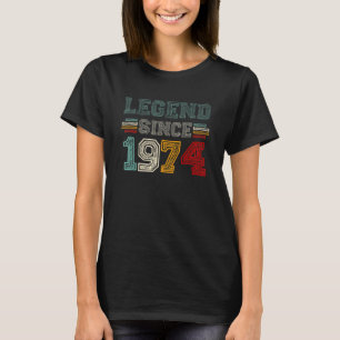 Camiseta Legenda desde 1974 49º Aniversário