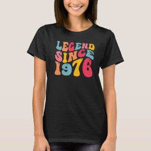 Camiseta Legenda desde 1976, 46 anos, Retro Vintage 46ª