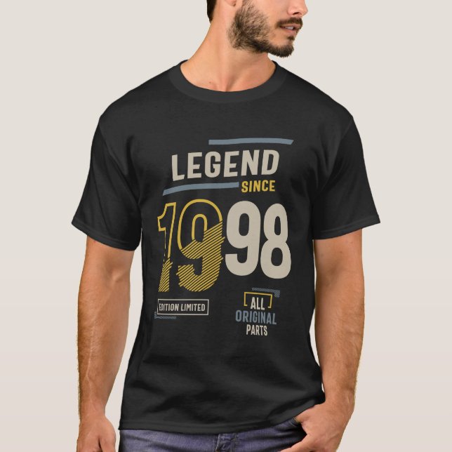 Camiseta Legenda desde 1998 25 anos (Frente)