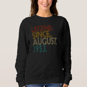 Camiseta Legenda desde agosto de 1953 Vintage 69 anos 69 an