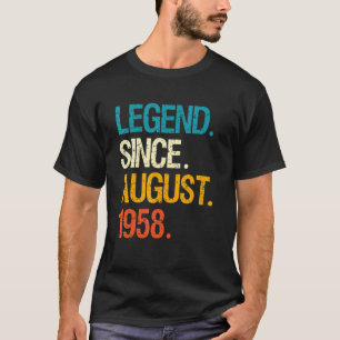 Camiseta Legenda Desde Agosto De 1958 64 Anos 64º Bir