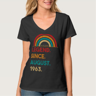 Camiseta Legenda Desde Agosto De 1963 59º Nascer De Anivers