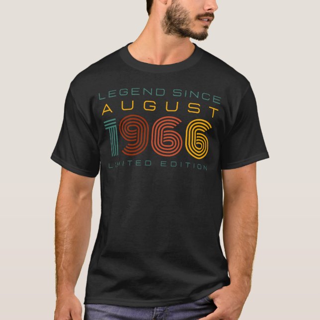 Camiseta Legenda desde agosto de 1966, Edição Limitada de H (Frente)