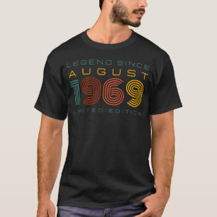 Camiseta Legenda Desde agosto de 1969, Edição Limitada