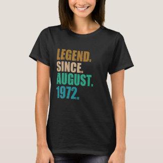 Camiseta Legenda desde agosto de 1972 50 anos 50 anos