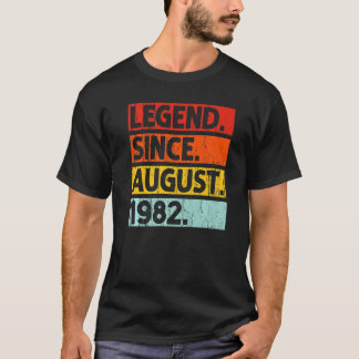 Camiseta Legenda desde agosto de 1982 Vintage 40 anos 40º