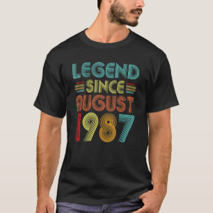 Camiseta Legenda desde agosto de 1987 Vintage 35 anos 35