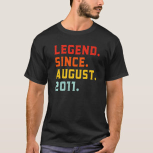 Camiseta Legenda desde agosto de 2011 11 de 11 anos de idad