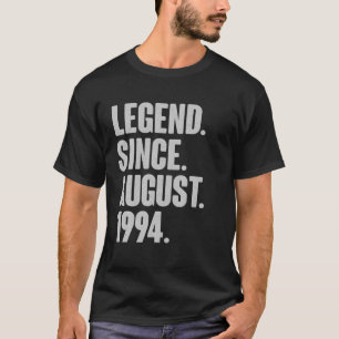 Camiseta Legenda Desde Aniversário De Agosto De 1994 - Pre