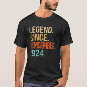 Camiseta Legenda Desde Dezembro De 1924 97º Aniversário 9