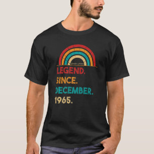 Camiseta Legenda desde dezembro de 1965 57º Nascer de anive
