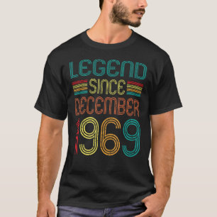 Camiseta Legenda Desde Dezembro De 1969 53 Anos Antiga Retr