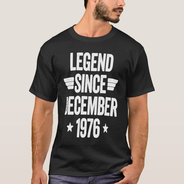 Camiseta Legenda desde dezembro de 1976 1 (Frente)