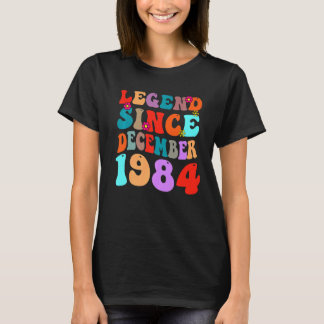 Camiseta Legenda Desde Dezembro De 1984 Vintage Aniversário