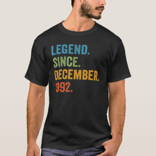 Camiseta Legenda Desde Dezembro De 1992 30 Bday 30 Anos