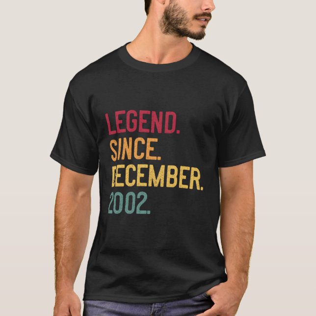 Camiseta Legenda Desde Dezembro De 2002 18º Relatório De Pr (Frente)