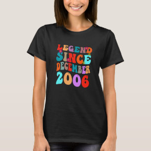 Camiseta Legenda Desde Dezembro De 2006 Vintage Aniversário