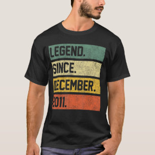 Camiseta Legenda Desde Dezembro De 2011 Aniversário De 11 1