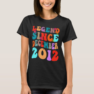 Camiseta Legenda Desde Dezembro De 2012 Vintage Aniversário