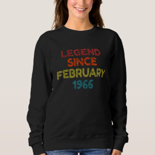 Camiseta Legenda Desde Fevereiro De 1969 Aniversário Retroa