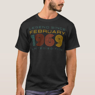 Camiseta Legenda Desde Fevereiro De 1969, Edição Limitada