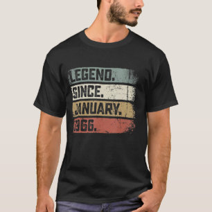 Camiseta Legenda desde Janeiro de 1966 57 anos 57 anos